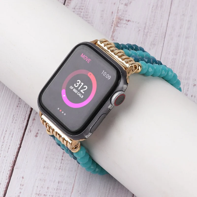 Auffallend modisch Apple Watch Series 7 45mm Strass armband