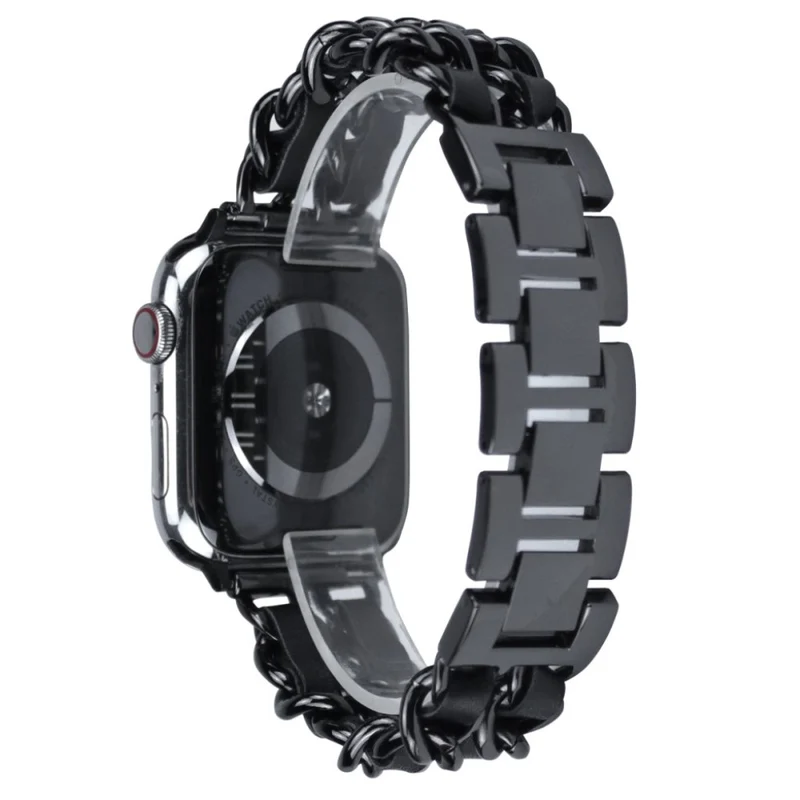 Apple Watch Series 5 40mm / Apple Watch 40mm Metall und Kunstleder armband