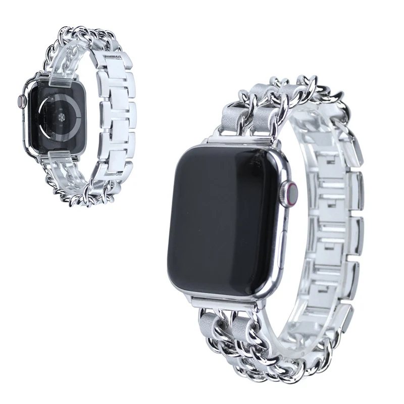 Apple Watch Series 5 40mm / Apple Watch 40mm Metall und Kunstleder armband
