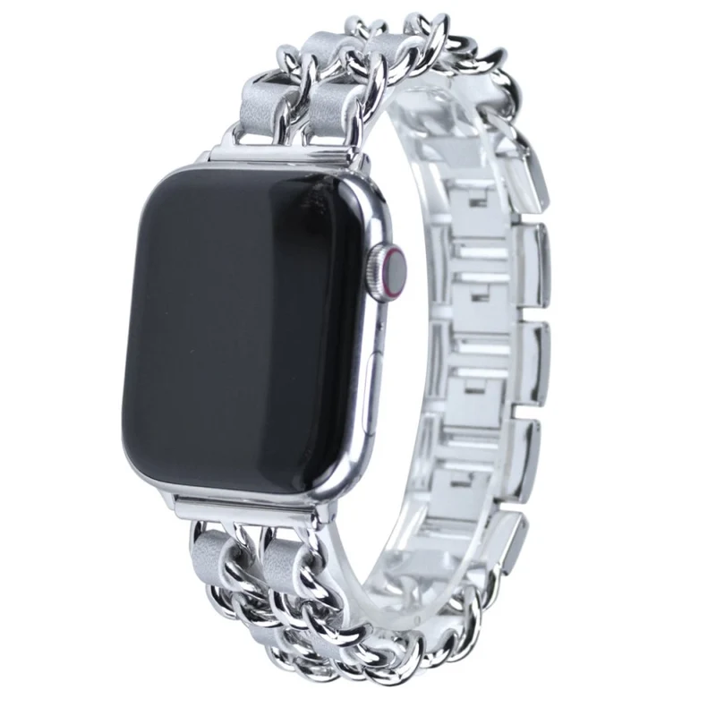Apple Watch Series 5 40mm / Apple Watch 40mm Metall und Kunstleder armband