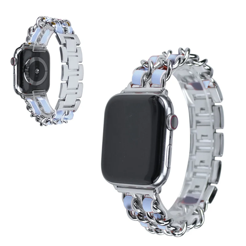 Apple Watch Series 5 40mm / Apple Watch 40mm Metall und Kunstleder armband