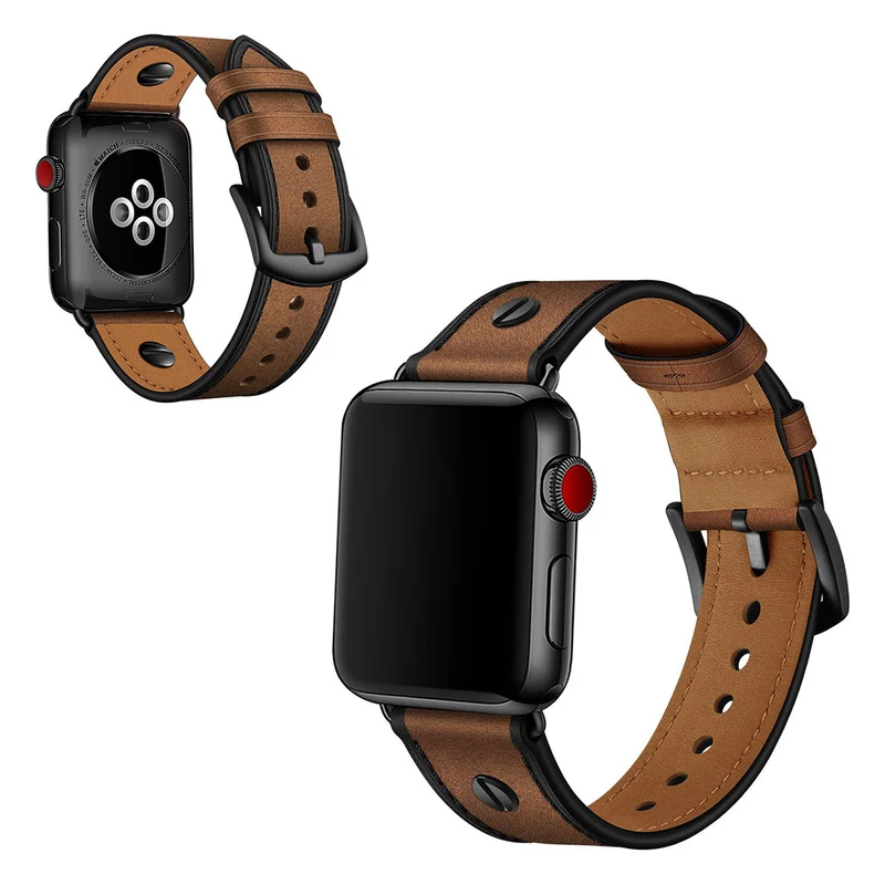 Apple Watch Series 5 40mm / Apple Watch 40mm Echtes Leder armband