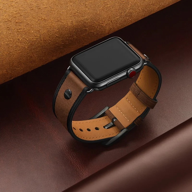 Apple Watch Series 5 40mm / Apple Watch 40mm Echtes Leder armband