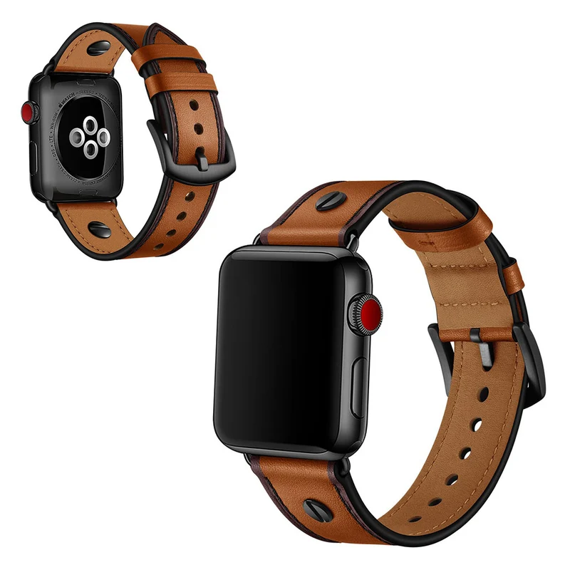 Apple Watch Series 5 40mm / Apple Watch 40mm Echtes Leder armband