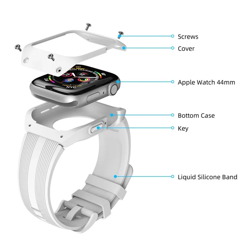 Apple Watch Series 5 40mm / Apple Watch 40mm Silikon / TPU armband