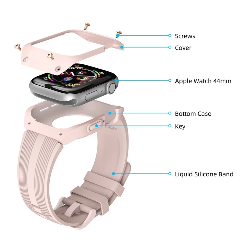 Apple Watch Series 5 40mm / Apple Watch 40mm Silikon / TPU armband