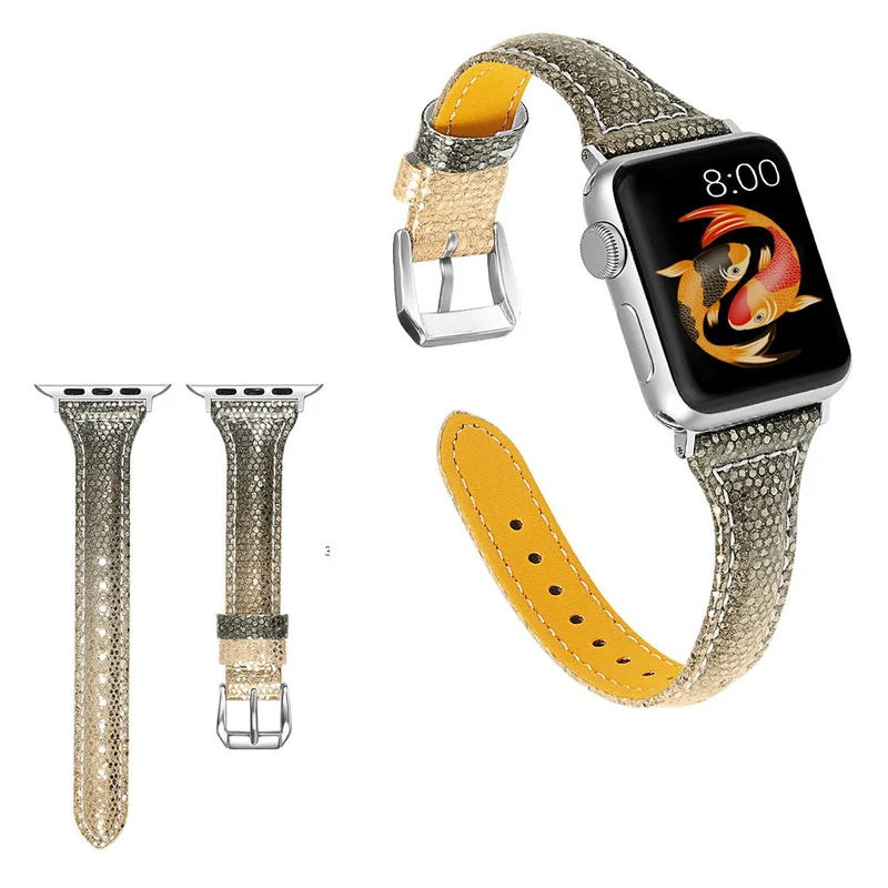 Apple Watch Series 5 40mm / Apple Watch 40mm Echtes Leder armband