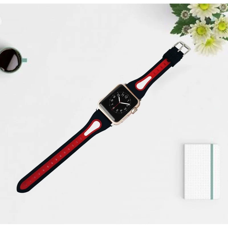 Modisch Apple Watch Series 4 44mm Silikon / TPU armband