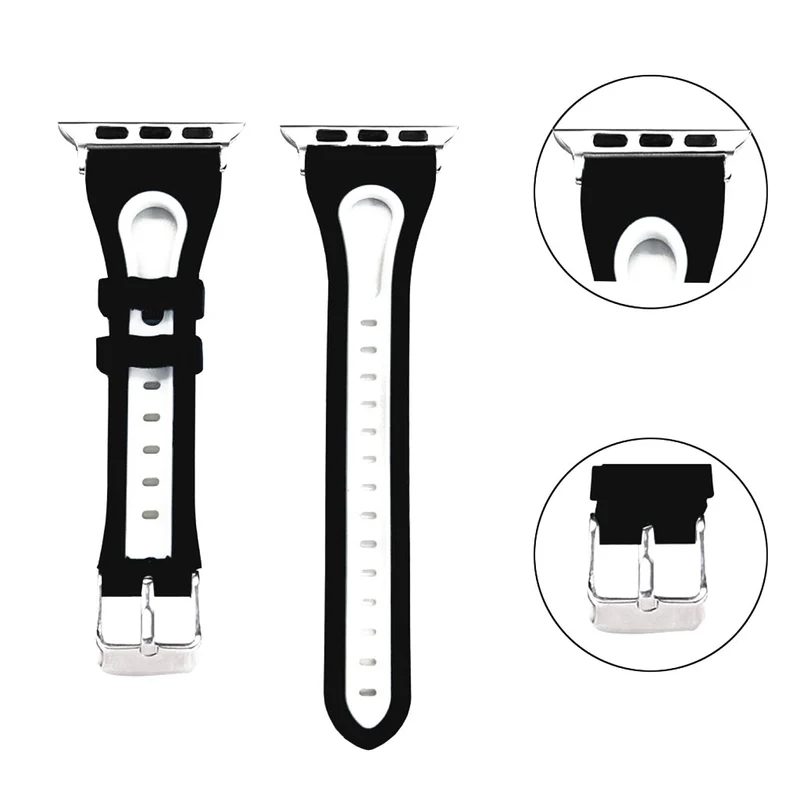 Modisch Apple Watch Series 4 44mm Silikon / TPU armband
