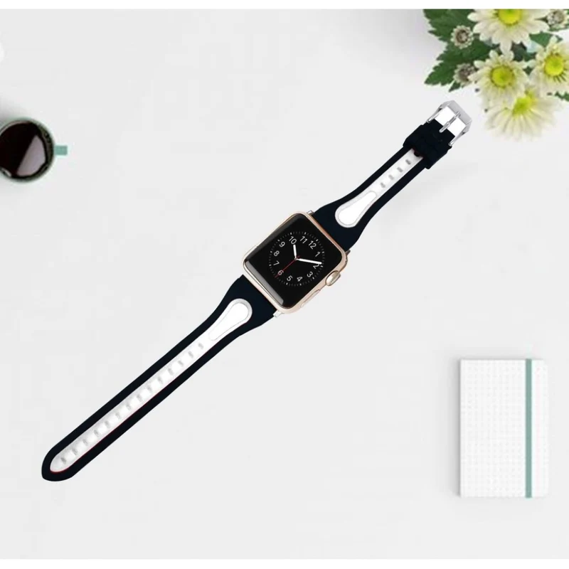 Modisch Apple Watch Series 4 44mm Silikon / TPU armband
