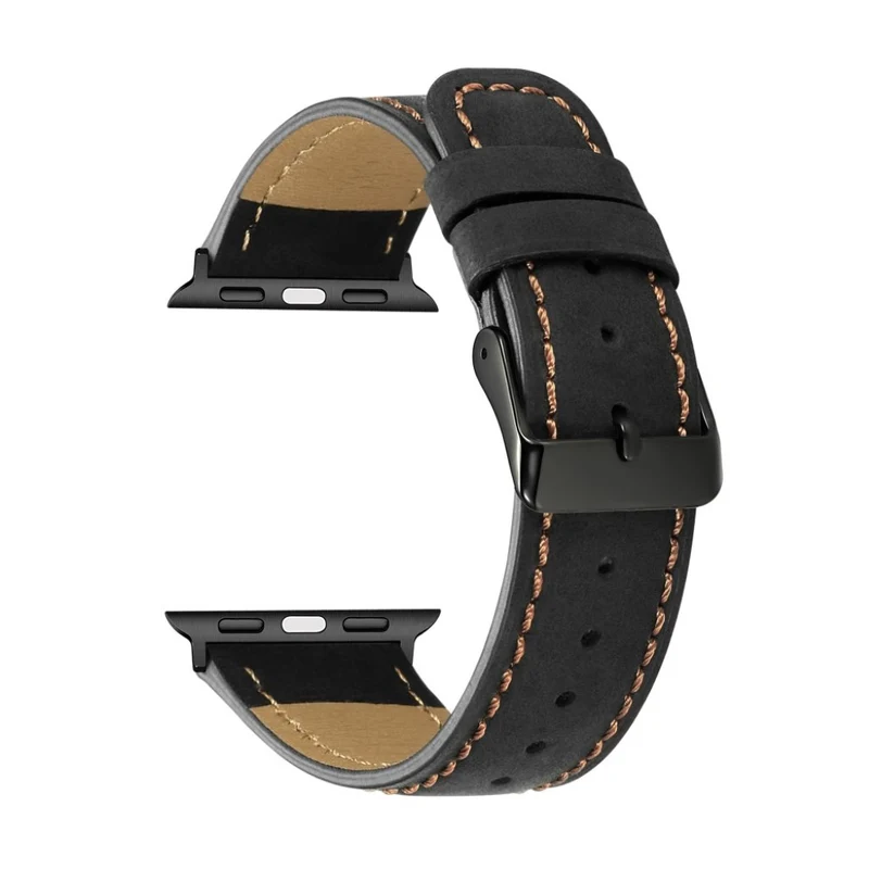 Süß Apple Watch Series 4 44mm Echtes Leder armband