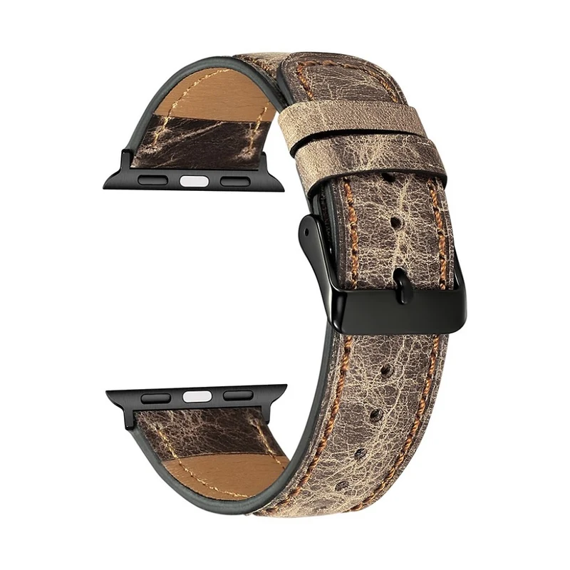Süß Apple Watch Series 4 44mm Echtes Leder armband