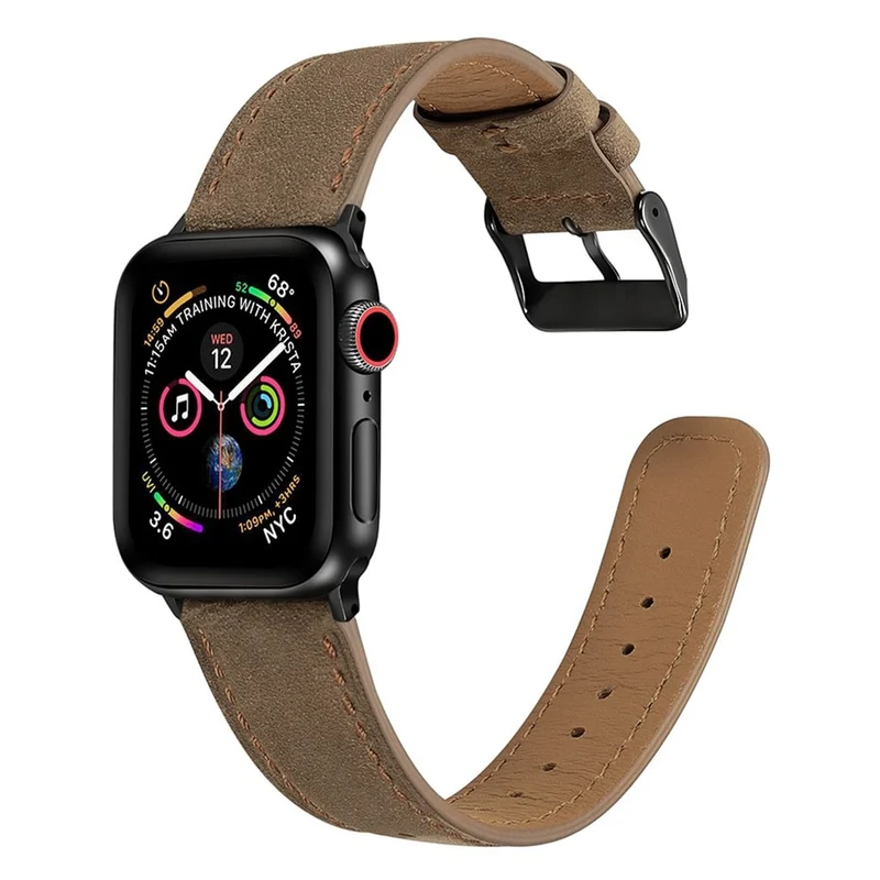 Süß Apple Watch Series 4 44mm Echtes Leder armband
