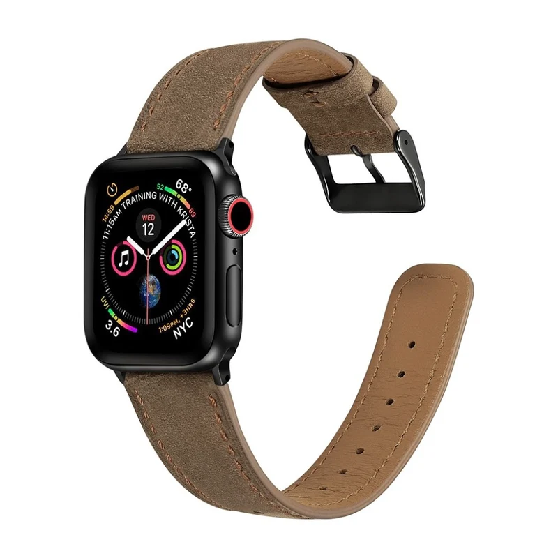 Süß Apple Watch Series 4 44mm Echtes Leder armband