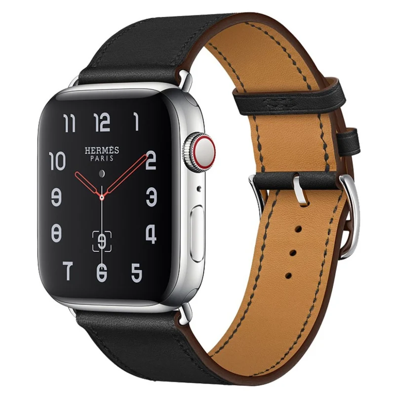 Bequem Apple Watch Series 4 44mm Echtes Leder armband