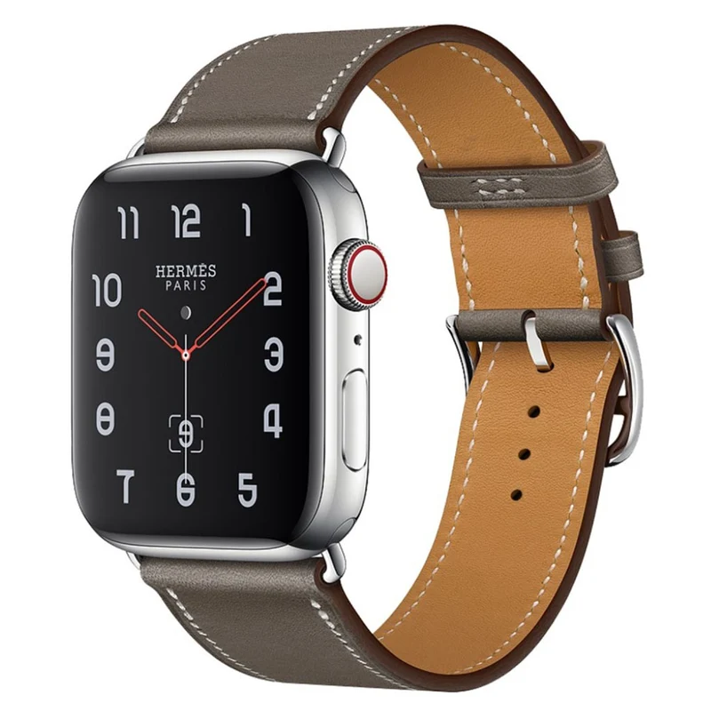 Bequem Apple Watch Series 4 44mm Echtes Leder armband