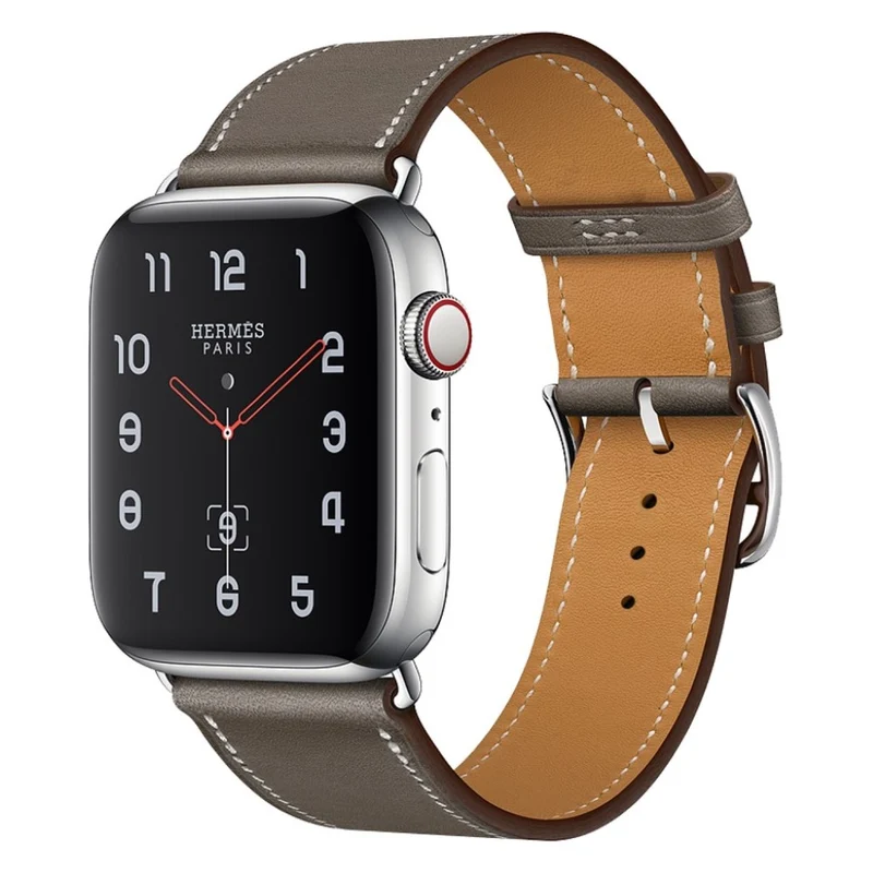 Bequem Apple Watch Series 4 44mm Echtes Leder armband