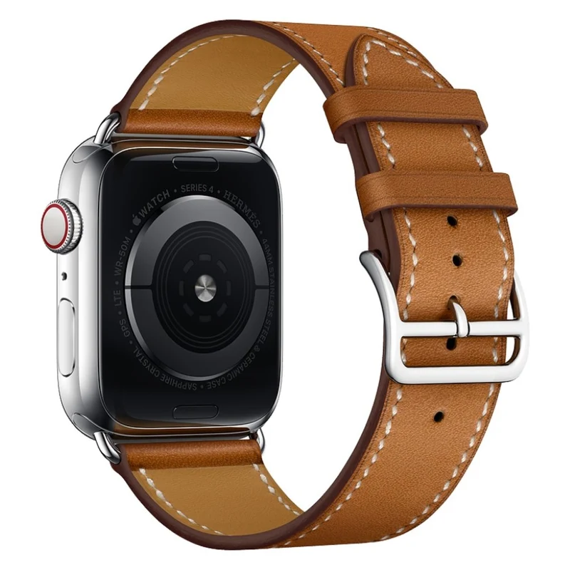 Bequem Apple Watch Series 4 44mm Echtes Leder armband