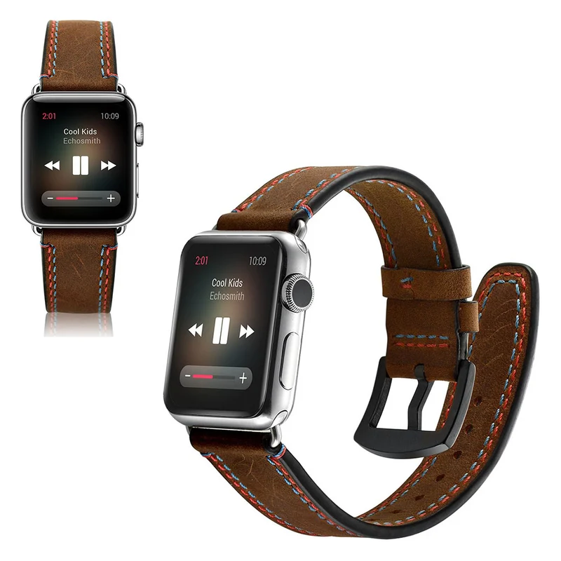 Apple Watch Series 5 44mm / Apple Watch 44mm Echtes Leder armband