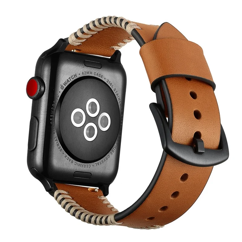 Apple Watch Series 5 44mm / Apple Watch 44mm Echtes Leder armband