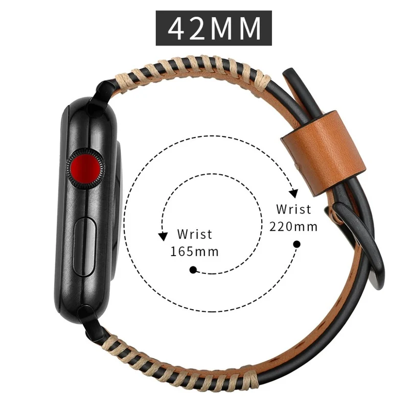 Apple Watch Series 5 44mm / Apple Watch 44mm Echtes Leder armband