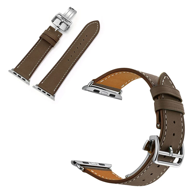 Apple Watch Series 5 44mm / Apple Watch 44mm Echtes Leder armband