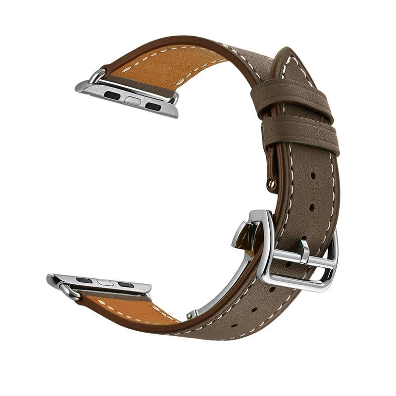 Apple Watch Series 5 44mm / Apple Watch 44mm Echtes Leder armband