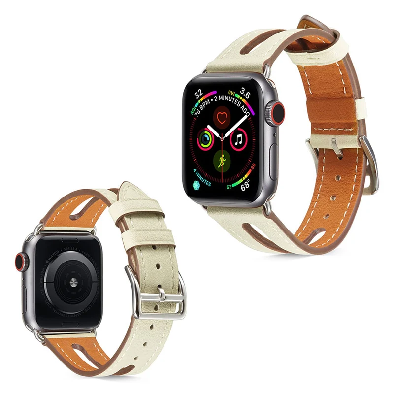 Apple Watch Series 5 44mm / Apple Watch 44mm Echtes Leder armband