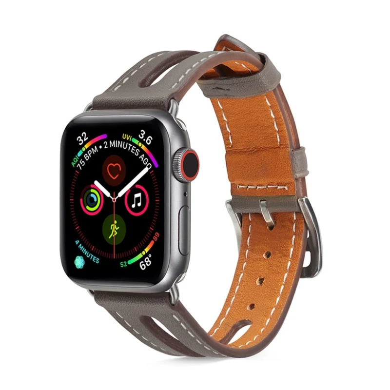 Apple Watch Series 5 44mm / Apple Watch 44mm Echtes Leder armband