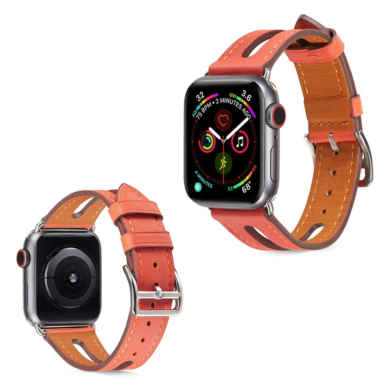 Apple Watch Series 5 44mm / Apple Watch 44mm Echtes Leder armband