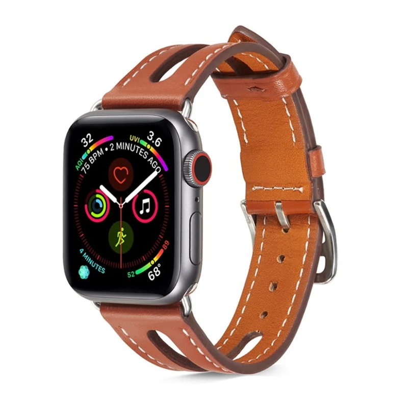 Apple Watch Series 5 44mm / Apple Watch 44mm Echtes Leder armband
