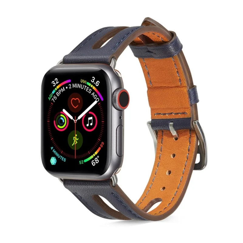 Apple Watch Series 5 44mm / Apple Watch 44mm Echtes Leder armband