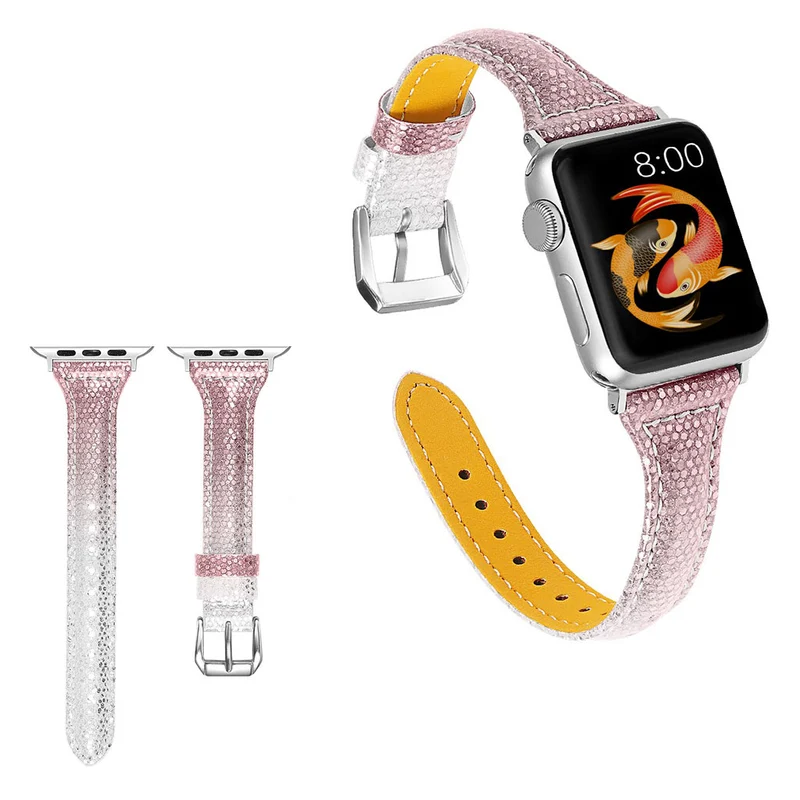 Apple Watch Series 5 44mm / Apple Watch 44mm Echtes Leder armband