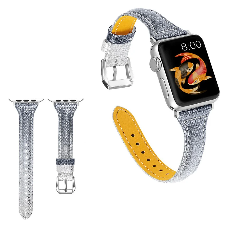 Apple Watch Series 5 44mm / Apple Watch 44mm Echtes Leder armband