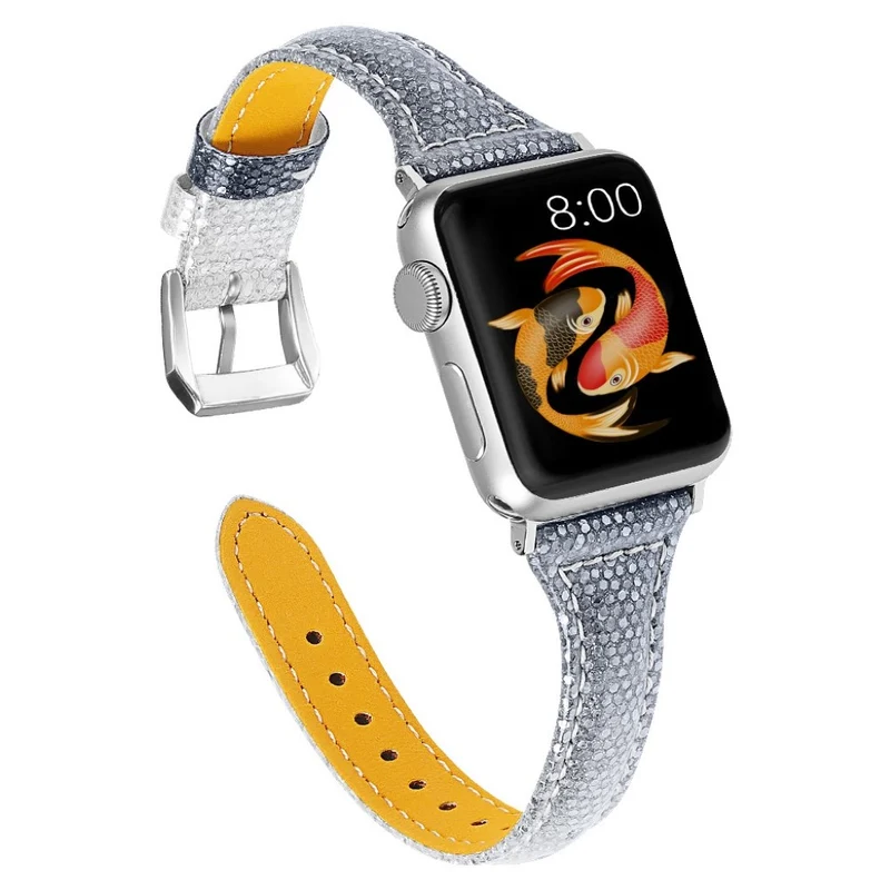 Apple Watch Series 5 44mm / Apple Watch 44mm Echtes Leder armband