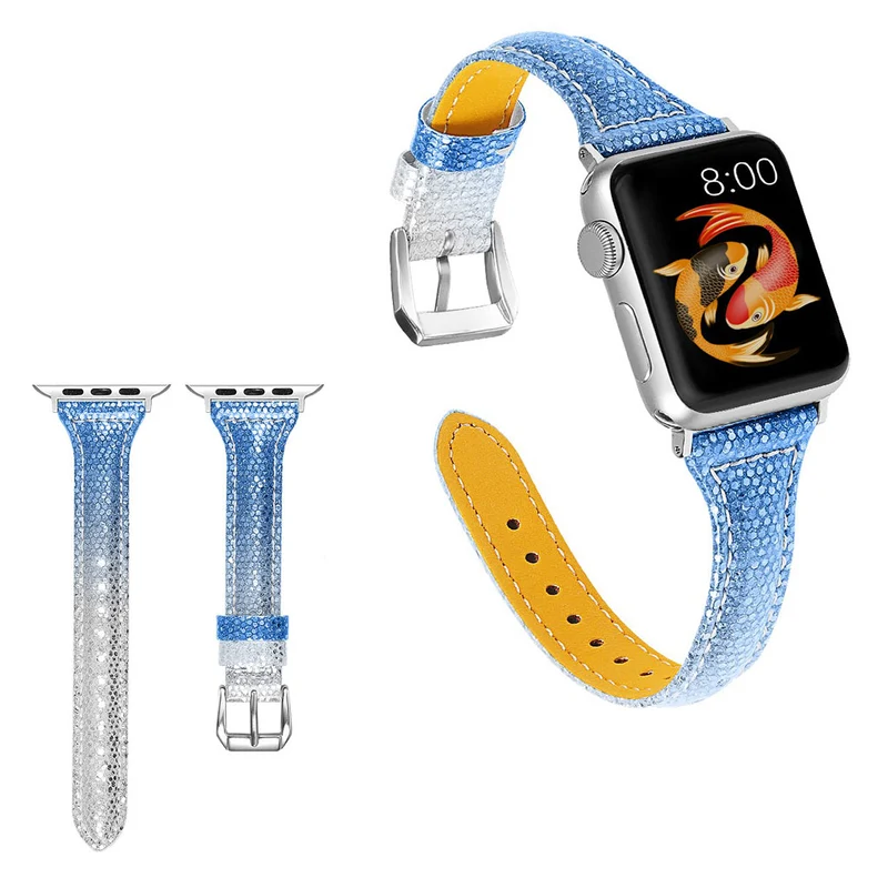 Apple Watch Series 5 44mm / Apple Watch 44mm Echtes Leder armband