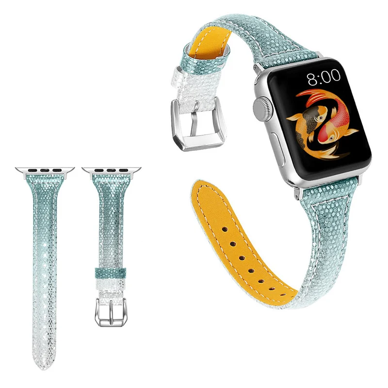 Apple Watch Series 5 44mm / Apple Watch 44mm Echtes Leder armband