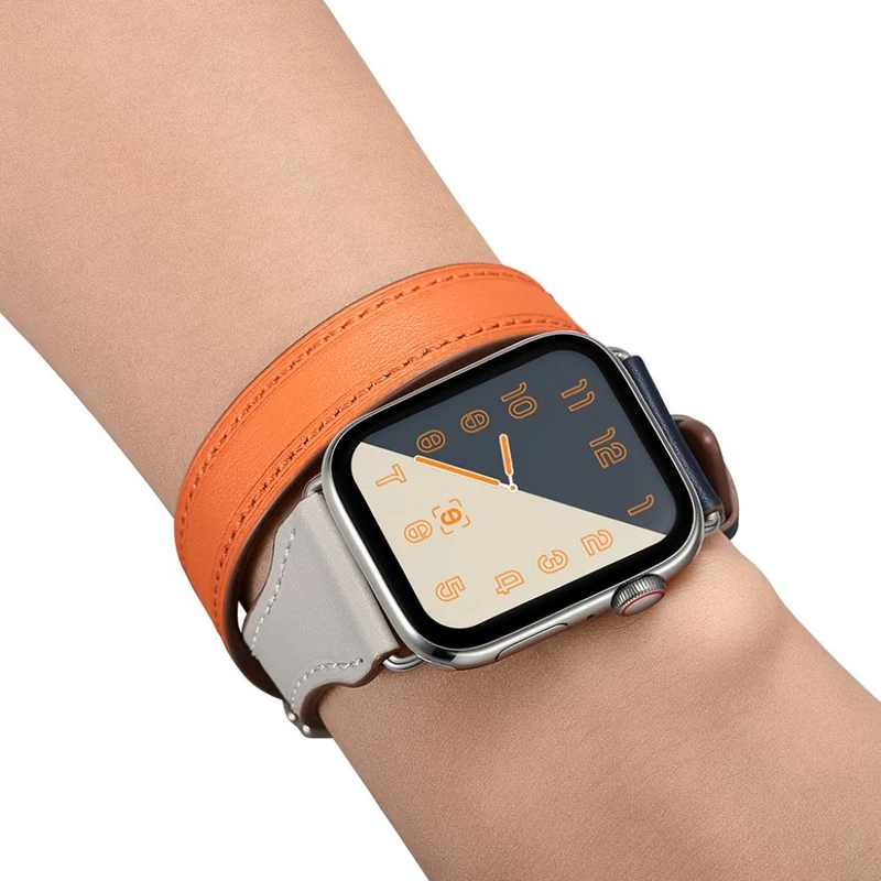 Apple Watch Series 5 44mm / Apple Watch 44mm Echtes Leder armband