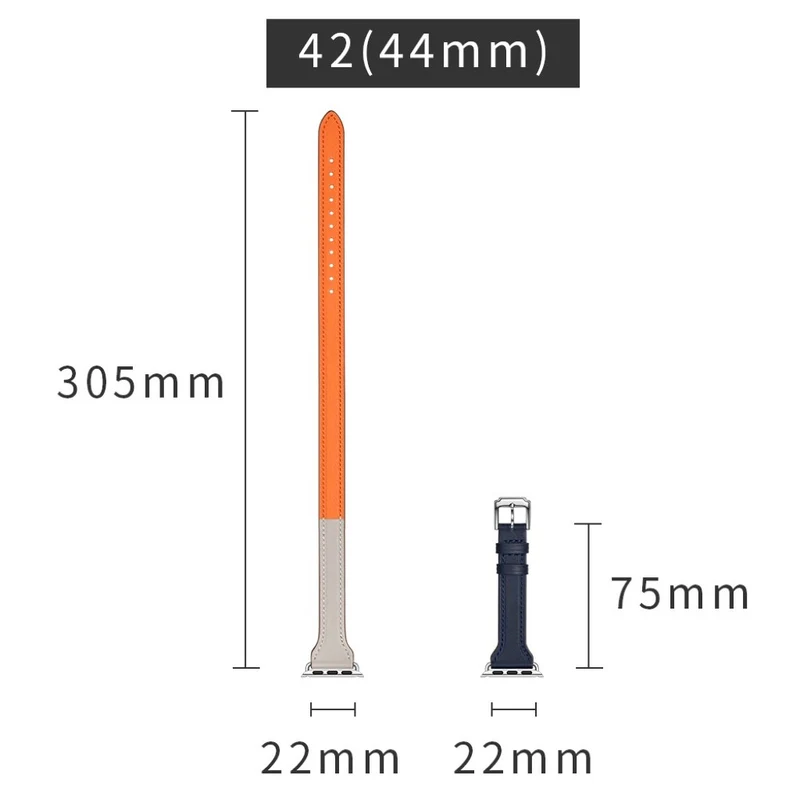 Apple Watch Series 5 44mm / Apple Watch 44mm Echtes Leder armband