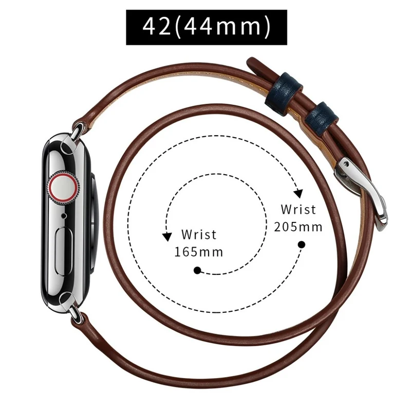 Apple Watch Series 5 44mm / Apple Watch 44mm Echtes Leder armband