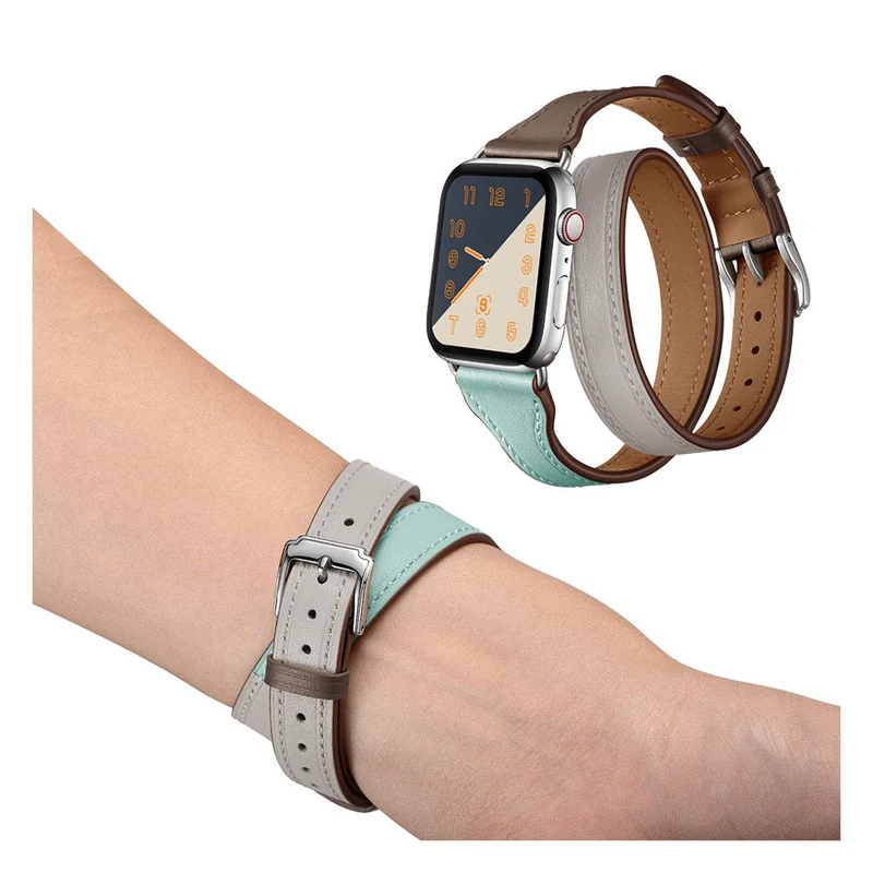 Apple Watch Series 5 44mm / Apple Watch 44mm Echtes Leder armband