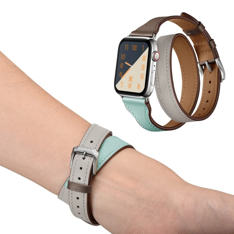 Apple Watch Series 5 44mm / Apple Watch 44mm Echtes Leder armband