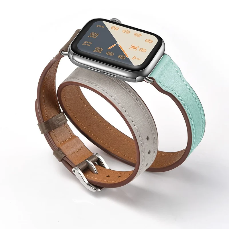 Apple Watch Series 5 44mm / Apple Watch 44mm Echtes Leder armband