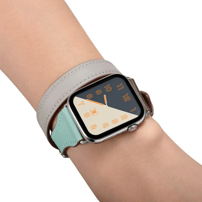 Apple Watch Series 5 44mm / Apple Watch 44mm Echtes Leder armband