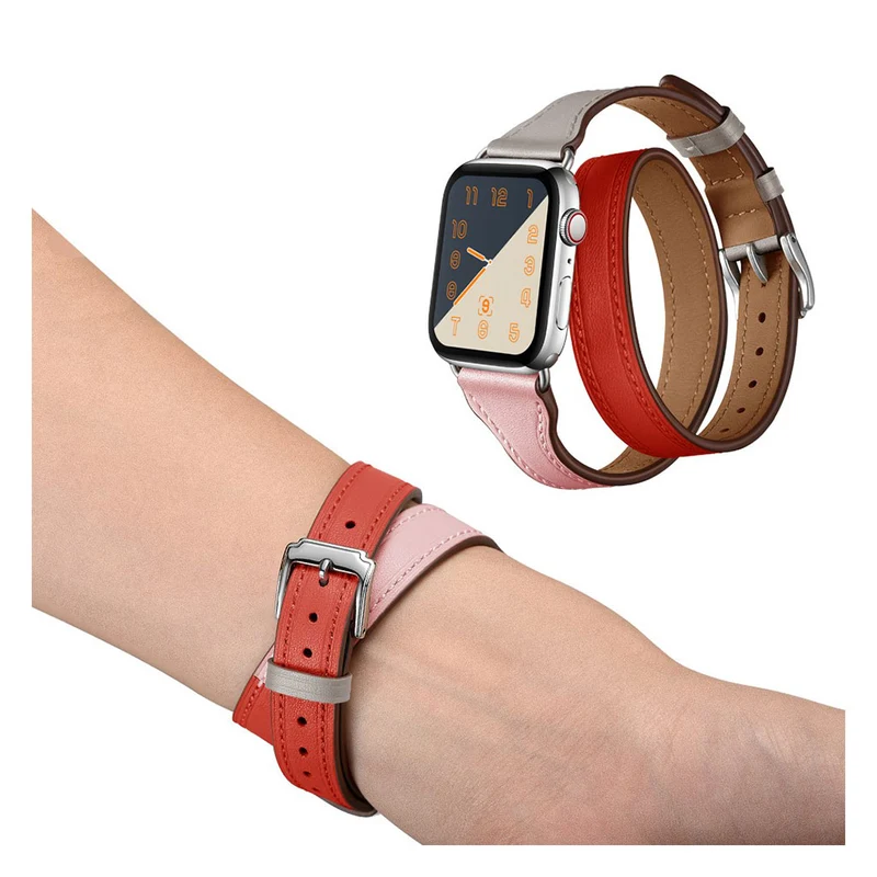 Apple Watch Series 5 44mm / Apple Watch 44mm Echtes Leder armband