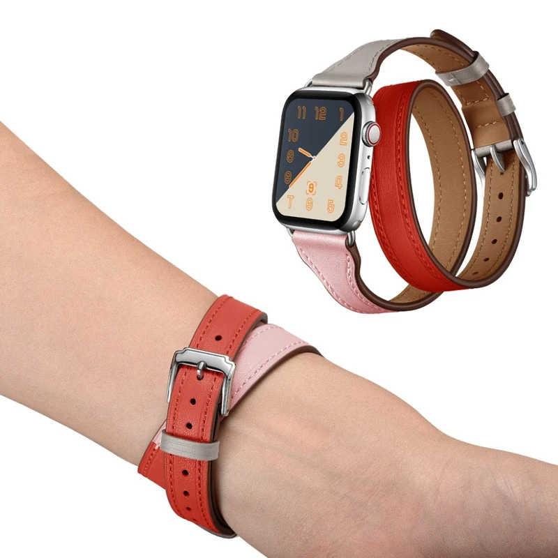 Apple Watch Series 5 44mm / Apple Watch 44mm Echtes Leder armband