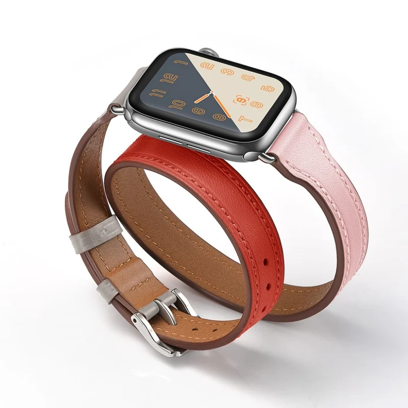 Apple Watch Series 5 44mm / Apple Watch 44mm Echtes Leder armband
