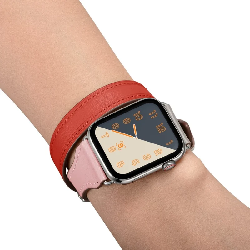 Apple Watch Series 5 44mm / Apple Watch 44mm Echtes Leder armband