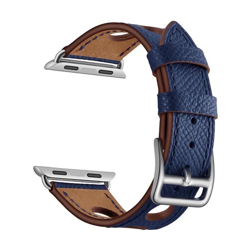 Entzückend Apple Watch Series 5 44mm Echtes Leder armband