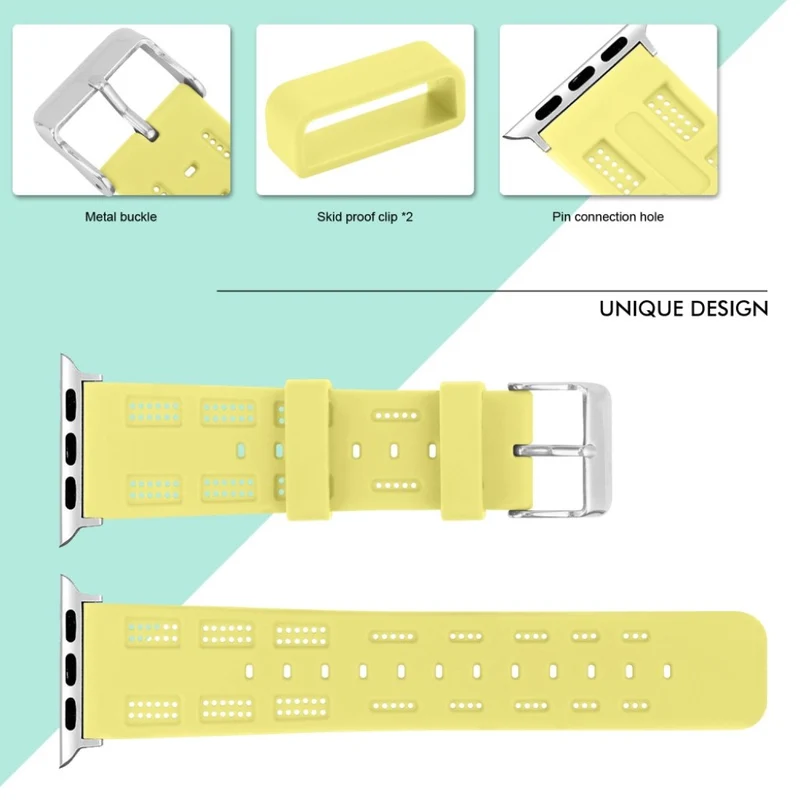 Großartig Apple Watch Series 1-3 38mm Silikon / TPU armband